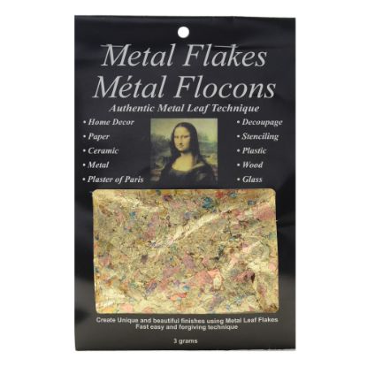 Picture of Mona Lisa Metal Flakes, 3 Grams, Variegated