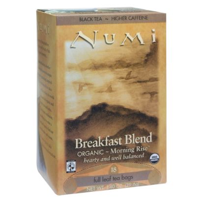 Picture of Numi Organic Breakfast Blend Black Tea, Box Of 18