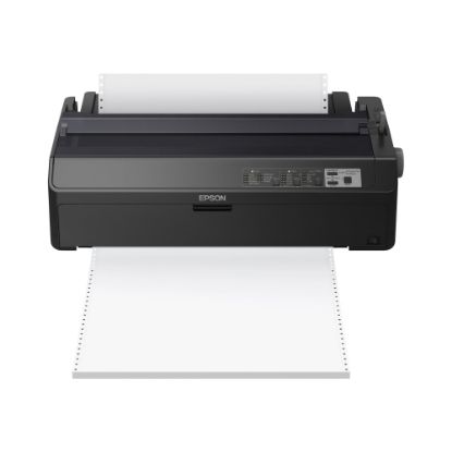 Picture of Epson LQ 2090II NT Network Impact - Printer - B/W - dot-matrix - , 16 in (width),  - 24 pin - up to 584 char/sec - parallel, USB 2.0, LAN