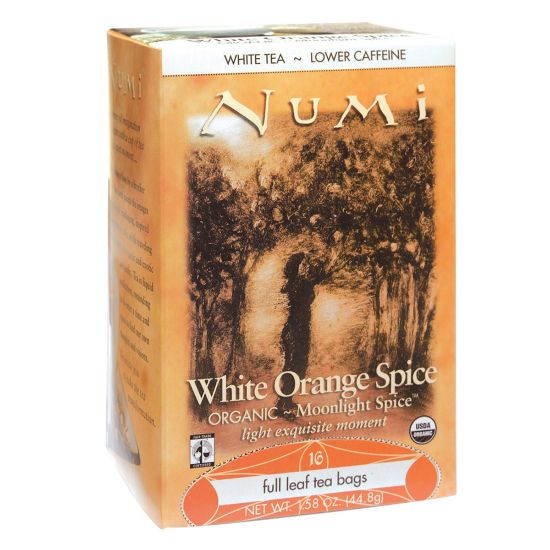 Picture of Numi Organic Orange Spice White Tea, Box Of 16