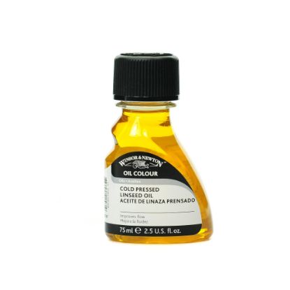 Picture of Winsor & Newton Linseed Oil, Cold Pressed, 75mL