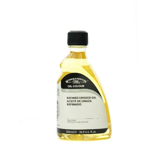 Picture of Winsor & Newton Linseed Oil, Refined, 500mL