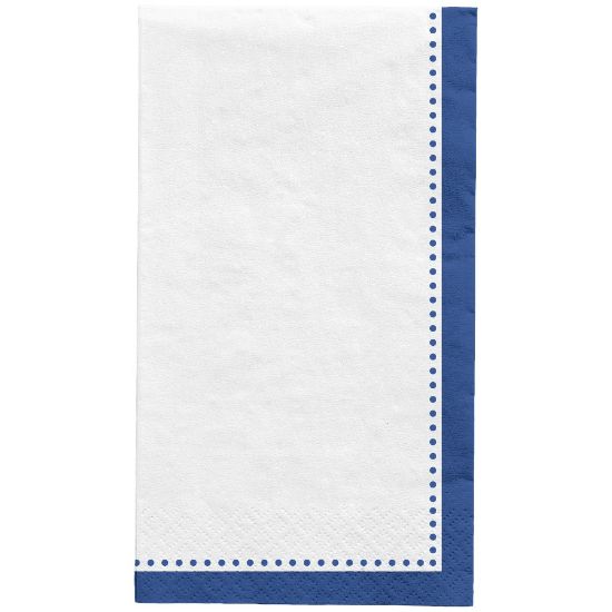 Picture of Amscan Premium Buffet Napkins, 7-3/4in x 4-1/2in, Bright Royal Blue