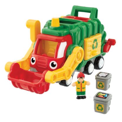 Picture of Wow Toys Flip "n Tip Fred, Garbage Truck, Green