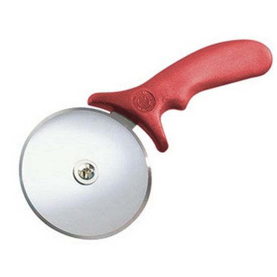 Picture of American Metalcraft Stainless-Steel Pizza Cutter, 4in, Red