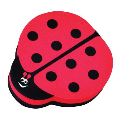 Picture of Ashley Productions Magnetic Whiteboard Eraser, 3 3/4in, Ladybug, Pack Of 6