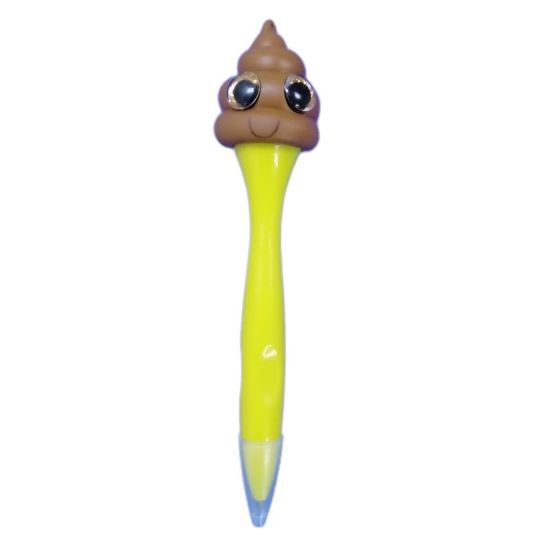 Picture of Saxon Imports Squishy-Top Ballpoint Pen, Medium Point, 1.0 mm, Assorted Barrel Colors