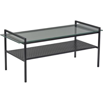 Picture of Adesso Pearson Coffee Table, 17inH x 39-1/4inW x 27-1/2inD, Black