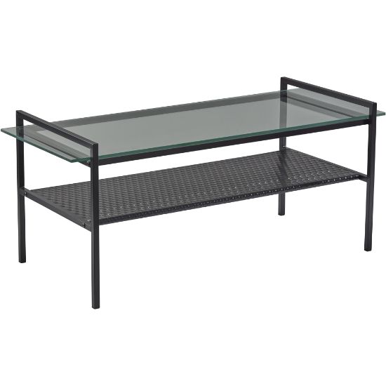 Picture of Adesso Pearson Coffee Table, 17inH x 39-1/4inW x 27-1/2inD, Black