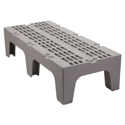 Picture of Cambro Vented Dunnage Rack, 12inH x 21inW x 48inD, Speckled Gray