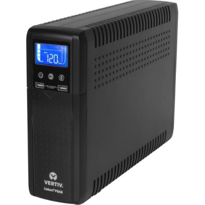 Picture of Vertiv Liebert PSA5 UPS - 1000VA/600W 120V| Line Interactive AVR Tower UPS - Battery Backup and Surge Protection | 10 Total Outlets | 2 USB Charging Port | LCD Panel | 3-Year Warranty | Energy Star Certified