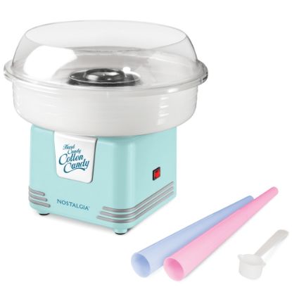 Picture of Nostalgia Electrics Hard & Sugar-Free Candy Cotton Candy Maker, Aqua