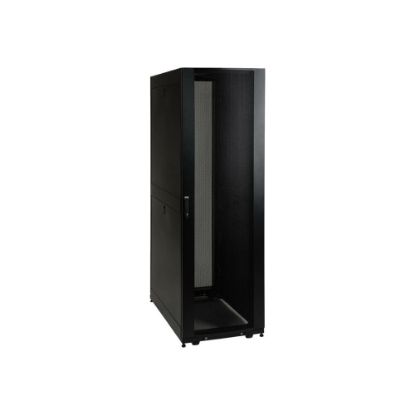 Picture of Tripp Lite 42U Rack Enclosure Server Cabinet Threaded 10-32 Mounted Holes - Rack cabinet - black - 42U - 19in