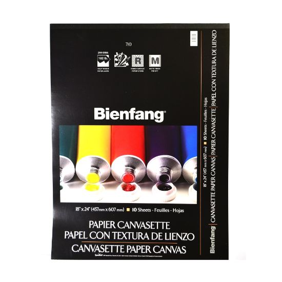 Picture of Bienfang Canvasette Paper Canvas, 18in x 24in, 10 Sheets Per Pad