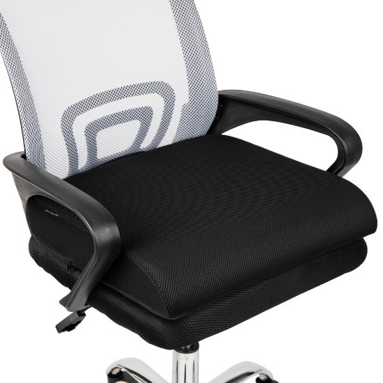 Picture of Mind Reader Ergonomic Seat Cushion, 3inH x 17-1/2inW x 18inD, Black