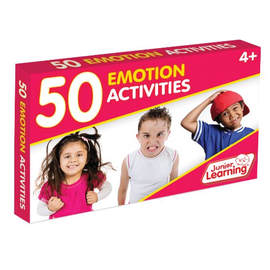 Picture of Junior Learning Emotion Activity Cards, Pack Of 50 Cards, Grades K-5