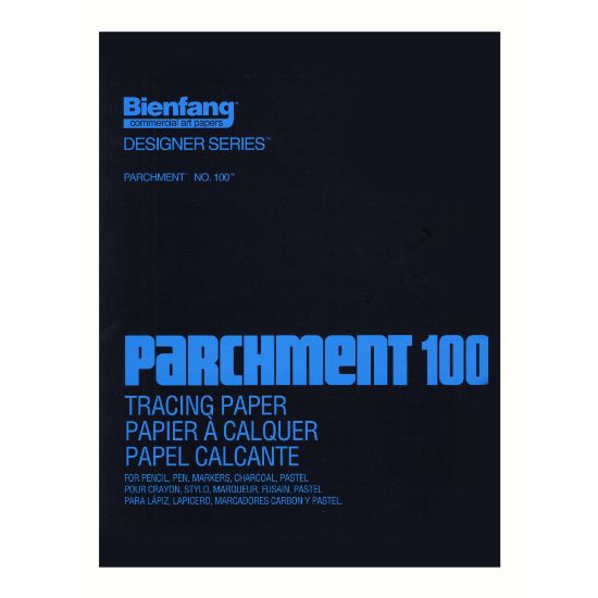 Picture of Bienfang Parchment 100 Tracing Paper, 14in x 17in, Pad Of 100 Sheets