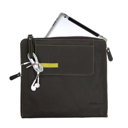 Picture of Walter + Ray ZipSleeve Leather Organizer, Gray