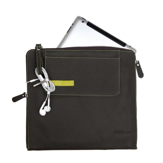 Picture of Walter + Ray ZipSleeve Leather Organizer, Gray