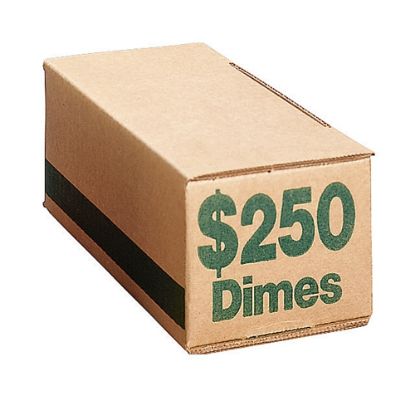 Picture of PM Company Coin Boxes, Dimes, $250.00, Bundle Of 50