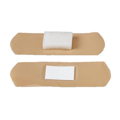 Picture of Curad Pressure Adhesive Bandages, 2 3/4in x 1in, Natural, Box Of 100