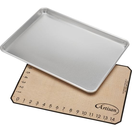 Picture of Vollrath Artisan 80739WH Non-Stick Medium Mat Baking Sheet Set, Tan