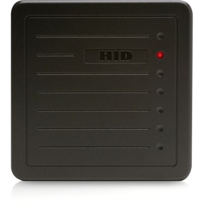 Picture of HID 125 kHz Wall Switch Proximity Reader - Contactless - Cable - 8in Operating Range - Wiegand - Wall Mountable - Gray