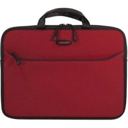 Picture of Mobile Edge SlipSuit Carrying Case (Sleeve) for 14in Notebook - Crimson Red - Ethylene Vinyl Acetate (EVA) Body - Handle - 11.2in Height x 14.2in Width x 1.5in Depth