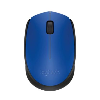 Picture of Logitech M170 Wireless Mouse - Optical - Wireless - Radio Frequency - Blue - USB 2.0 - 1000 dpi - Scroll Wheel - Symmetrical