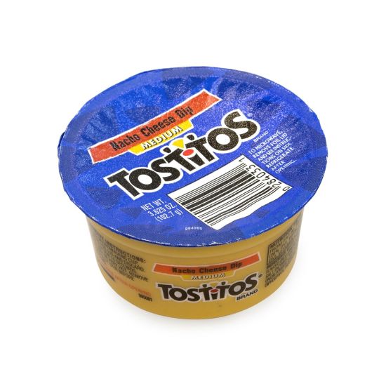 Picture of Tostitos Nacho Cheese Dip To-Go Cups, 3.6 Oz, Tub Of 30 Cups