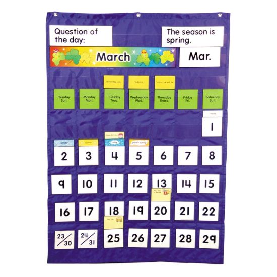 Picture of Carson-Dellosa Complete Calendar & Weather Pocket Chart