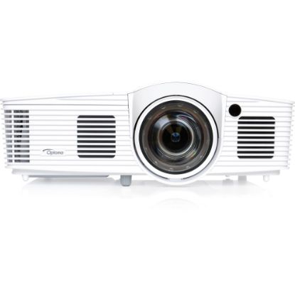 Picture of Optoma EH200ST Full 3D 1080p 3000 Lumen DLP Short Throw Projector with 20,000:1 Contrast Ratio and MHL Enabled - 1920 x 1080 - Ceiling, Front, Rear - 1080p - 5000 Hour Normal Mode - 6000 Hour Economy Mode - WUXGA - 20,000:1 - 3000 lm - HDMI - USB