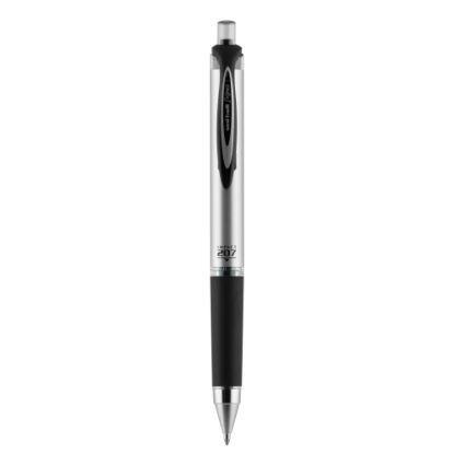 Picture of uni-ball RT Retractable Gel Pen, Gel Impact, Bold Point, 1.0 mm, Gray Barrel, Black Ink