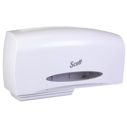 Picture of Kimberly-Clark MOD JRT Twin Bathroom Coreless Tissue Dispenser, White