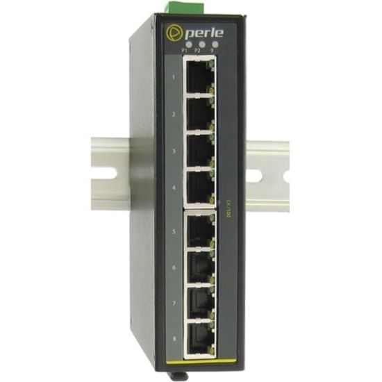 Picture of Perle IDS-108F-DS1SC20D-XT - Industrial Ethernet Switch - 10 Ports - 10/100Base-TX, 100Base-FX - 2 Layer Supported - Rail-mountable, Wall Mountable, Panel-mountable - 5 Year Limited Warranty