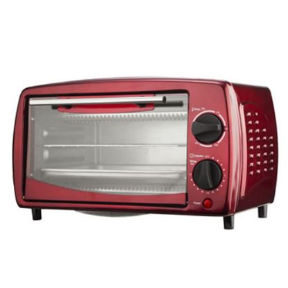 Picture of Brentwood 4-Slice Toaster Oven Broiler, 8-1/2inH x 9-1/2inW x 14-1/2inD, Red