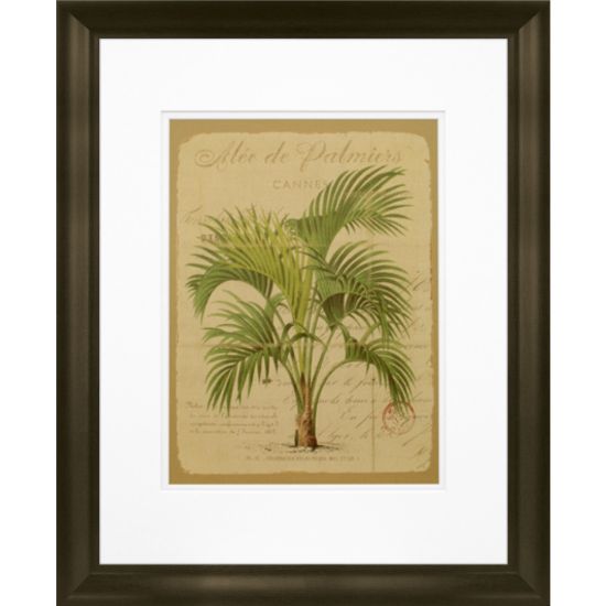 Picture of Timeless Frames Marren Espresso-Framed Floral Artwork, 16in x 20in, Alee De Palmiers