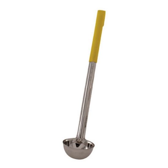 Picture of Winco Stainless-Steel Ladle, 1 Oz, Yellow