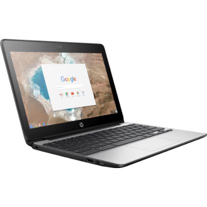 Picture of HP ChromeBook 11 G5 Refurbished Laptop, 11.6in Screen, Intel Celeron N3050, 4GB Memory, 16GB Flash Memory, ChromeOS