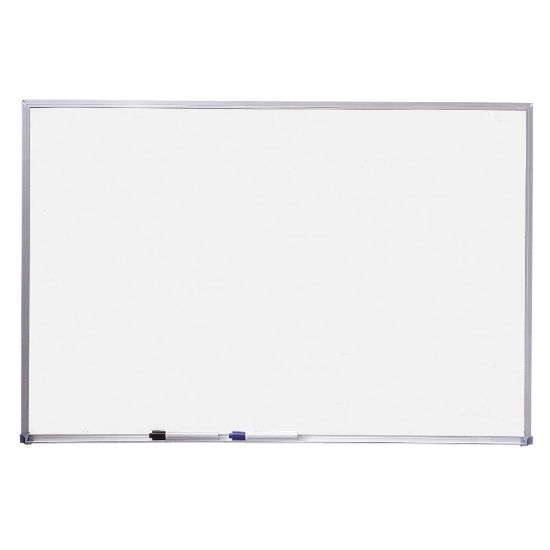 Picture of Quartet Standard Non-Magnetic Melamine Dry-Erase Whiteboard, 36in x 48in, Aluminum Frame With Silver Finish