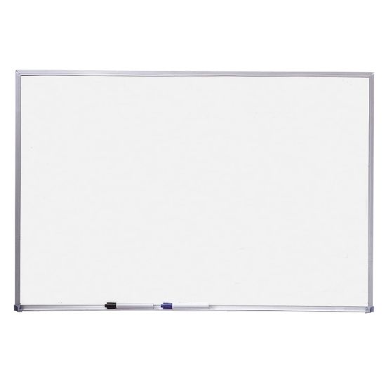 Picture of Quartet Standard Non-Magnetic Melamine Dry-Erase Whiteboard, 24in x 36in, Aluminum Frame With Silver Finish