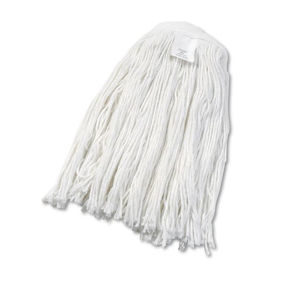 Picture of Boardwalk Cut-End Rayon Wet Mop Head, #24, White