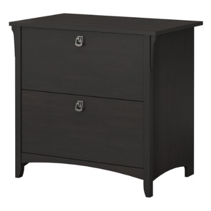 Picture of Bush Business Furniture Salinas 31-3/4inW x 20inD Lateral 2-Drawer File Cabinet, Vintage Black, Standard Delivery