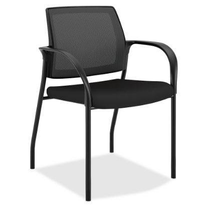 Picture of HON Ignition Mesh-Back Multipurpose Stacking Chair, Black