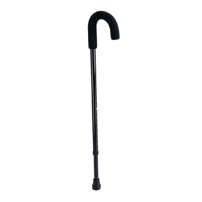 Picture of Medline Guardian Standard Aluminum Canes, Black, Case Of 6