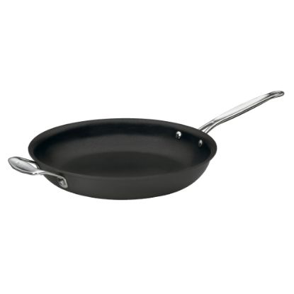 Picture of Cuisinart Chefs Classic Nonstick Hard-Anodized Open Skillet With Helper Handle, 12in, Black