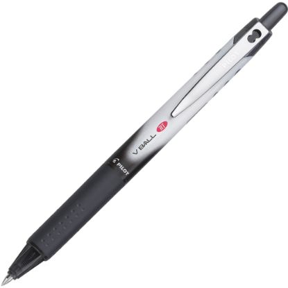 Picture of VBall RT Retractable Rolling Ball Pen, Extra Fine Point, 0.5 mm, Black Barrel, Black Ink