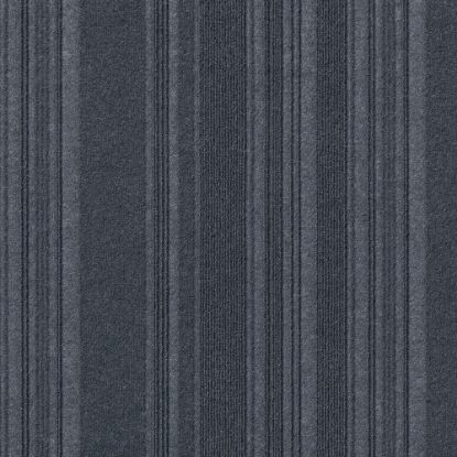 Picture of Foss Floors Couture Peel & Stick Carpet Tiles, 24in x 24in, Denim, Set Of 15 Tiles