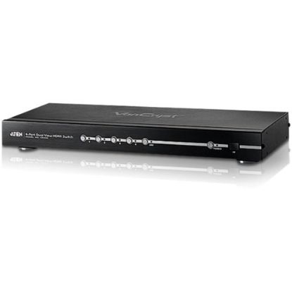 Picture of ATEN 4-Port Dual View HD Video Switch-TAA Compliant - 1920 x 1200 - WUXGA - 1080p4 x 2 - Computer