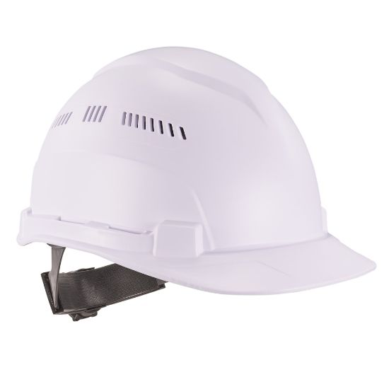 Picture of Ergodyne Skullerz 8966 Lightweight Cap-Style Vented Hard Hat, White